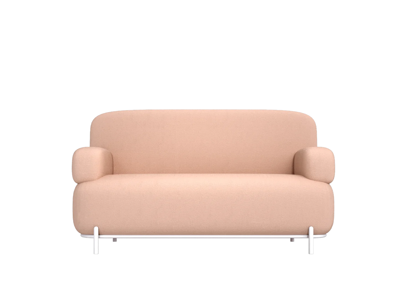 Cove Social two-seater sofa, front view