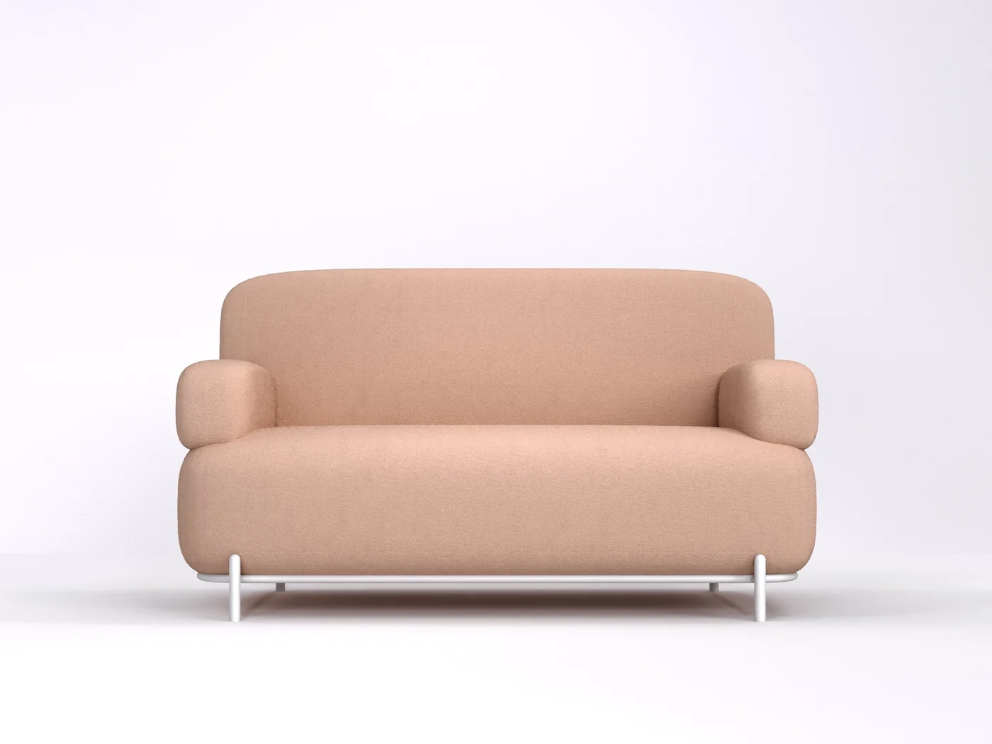 Cove Social two-seater sofa, front view